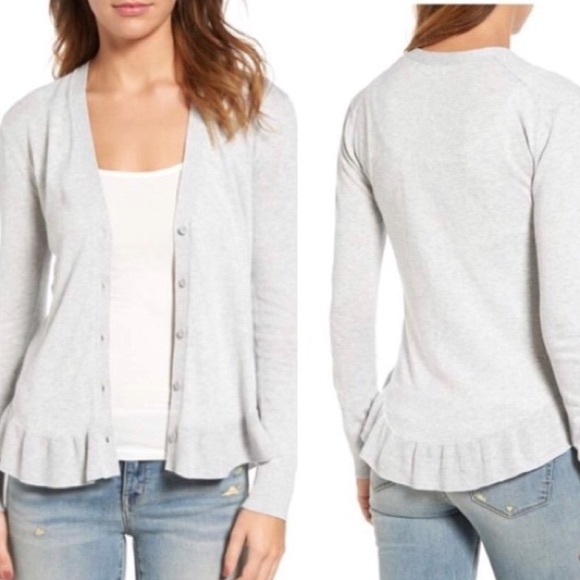 hinge | Sweaters | Nwt Hinge Ruffle Hem 